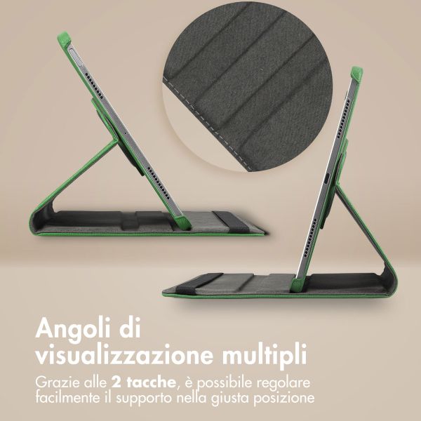 imoshion Cover Girevole a 360° Apple iPad Air 13 pollici (2026) M4 / (2025) M3 / (2024) M2 - Verde
