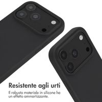 imoshion Cover in Silicone con Cordino Apple iPhone 18 Pro / 17 Pro - Nero