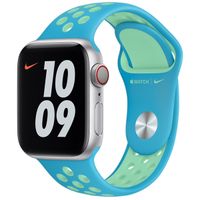 Apple Cinturino Nike Sport Apple Watch | 38/40/41/42 mm - Taglia S/M/L - Chlorine Blue/Green Glow