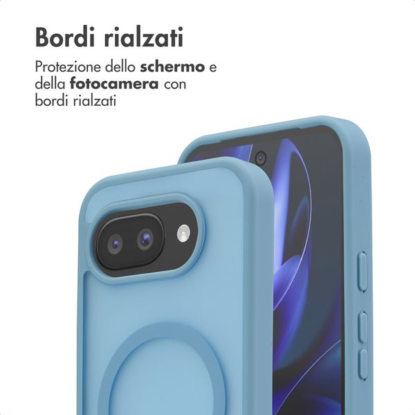 imoshion Cover posteriore Color Guard con MagSafe Google Pixel 10a - Azzurro