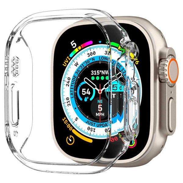 Spigen Cover Thin Fit™ Apple Watch Ultra / Ultra 2 / Ultra 3 - 49 mm - Trasparente