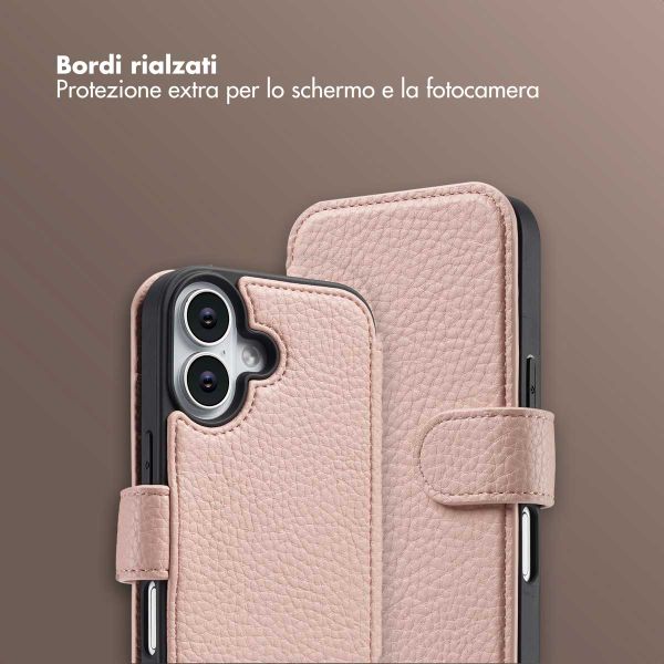 Selencia Cover Riva con MagSafe e cordino Apple iPhone 17 - Old Pink