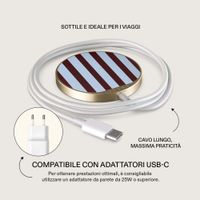 Burga Caricabatterie magnetico wireless - MagSafe e Qi2 - Offline / Gold