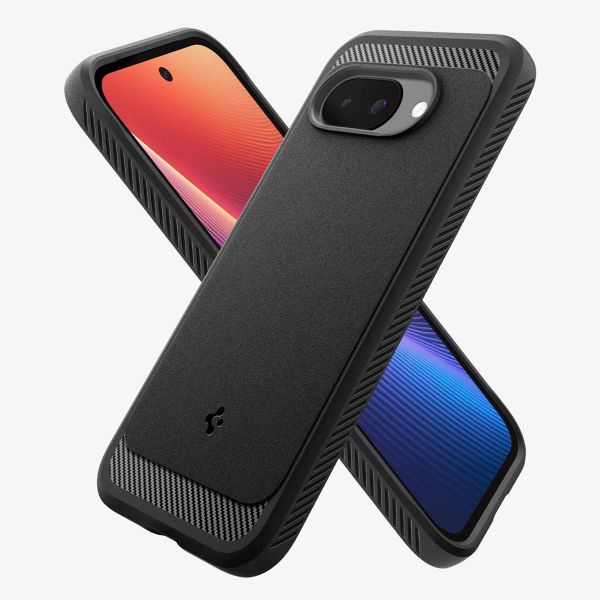 Spigen Cover Rugged Armor con MagSafe Google Pixel 9A - Matte Black