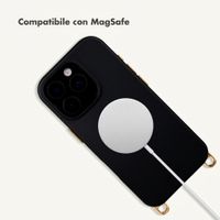 Selencia Cover posteriore Rivièra con MagSafe con ganci rimovibili Apple iPhone 16 Pro - Velvet Black