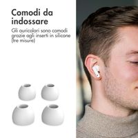 imoshion Aura Pro Auricolari in-ear wireless - Cancellazione attiva del rumore (ANC) - Bianco