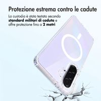 Accezz Cover posteriore Xtreme Impact con MagSafe Samsung Galaxy A36 - Trasparente