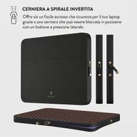 Burga Custodia per laptop 16 pollici - Laptopsleeve - Sorry Busy