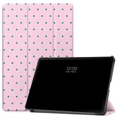 imoshion Cover Trifold Design Samsung Galaxy Tab S9 11.0 pollici / S10 Lite / S10 FE / S9 FE 10.9 pollici - Happy Dots
