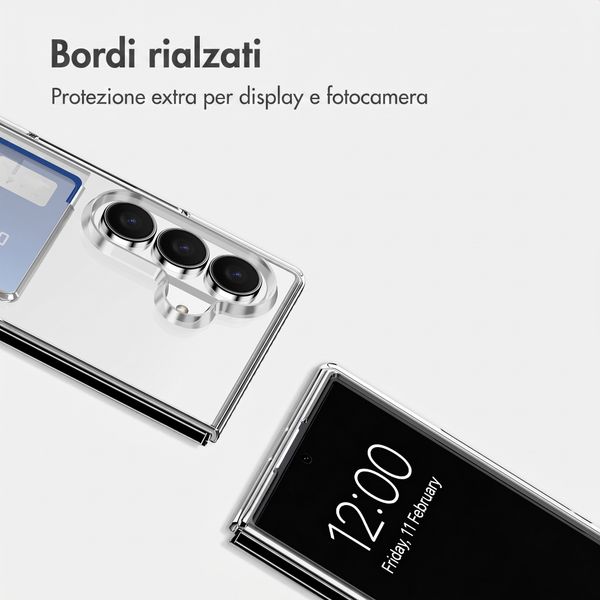 imoshion Backcover con porta carte Samsung Galaxy Z Fold 8 Ultra - Trasparente