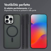 imoshion Cover posteriore Color Guard con MagSafe Apple iPhone 15 Pro Max - Nero