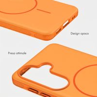 imoshion Cover posteriore Color con Thin MagSafe Ring Samsung Galaxy S25 / S24 - Arancio