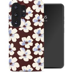 Selencia Cover posteriore Vivid con MagSafe Samsung Galaxy S26 Ultra - Choco Flower Pop