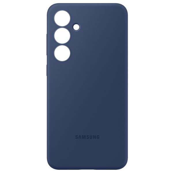 Samsung Cover originale in silicone Samsung Galaxy S24 FE - Blu