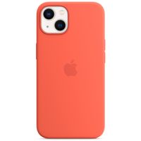 Apple Cover Posteriore in Silicone con MagSafe Apple iPhone 13 - Nectarine