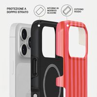 Burga Cover Posteriore Resistente con MagSafe Apple iPhone 17 Pro Max - Pomegranate