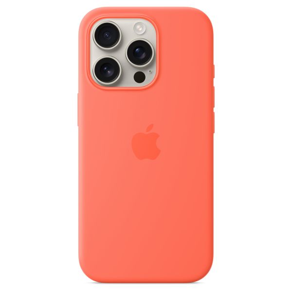 Apple Cover Posteriore in Silicone con MagSafe Apple iPhone 16 Pro - Tangerine Orange