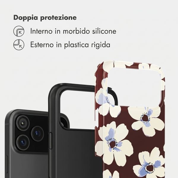 Selencia Cover Posteriore Vivid Apple iPhone 18 Pro Max / 17 Pro Max - Choco Flower Pop