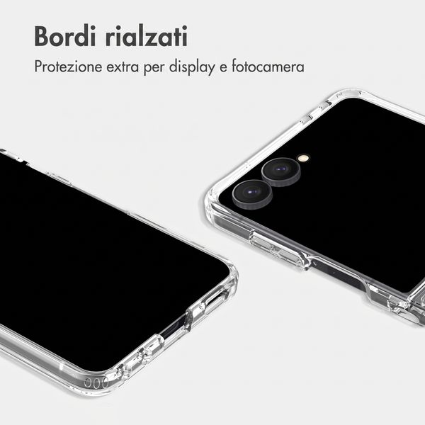 Accezz Cover posteriore Xtreme Impact con MagSafe Samsung Galaxy Z Flip 8 - Trasparente