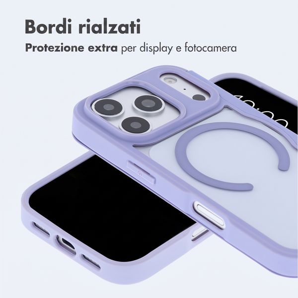 imoshion Bookcase trasparente con MagSafe Apple iPhone 18 Pro Max / 17 Pro Max - Lilla