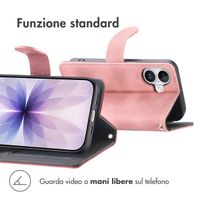 imoshion Cover a libro con Cordino Apple iPhone 17 - Rosa