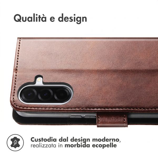 imoshion Cover a libro di Lusso Samsung Galaxy A17 (5G) / (4G) - Marrone scuro