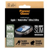 PanzerGlass Cover full body slim Apple Watch Ultra / Ultra 2 / Ultra 3 - 49 mm - Transparent
