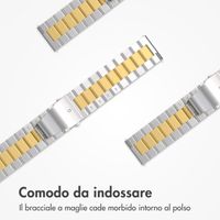 imoshion Cinturino in acciaio Samsung Galaxy Watch 7 40/44 mm - Argento & Oro
