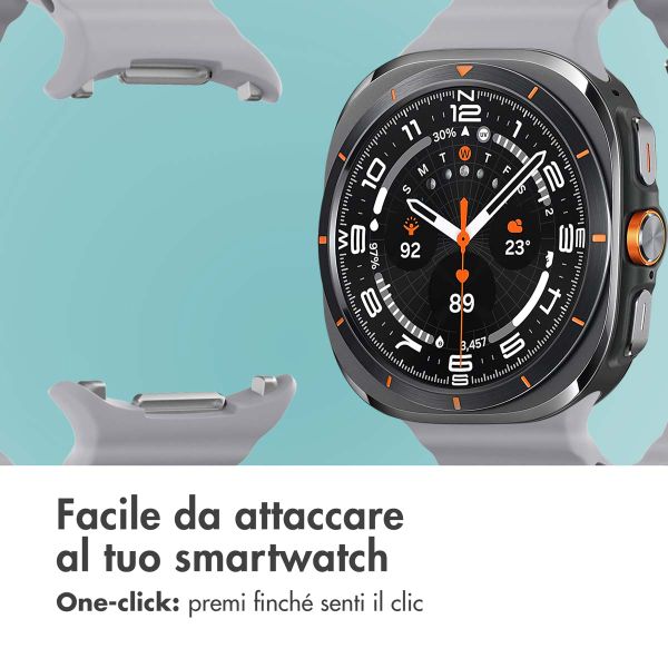 imoshion Cinturino Ocean in silicone Samsung Galaxy Watch Ultra (2024/2025) - Brown Gray