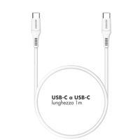 Accezz Cavo USB-C a USB-C – 1 metro – Bianco