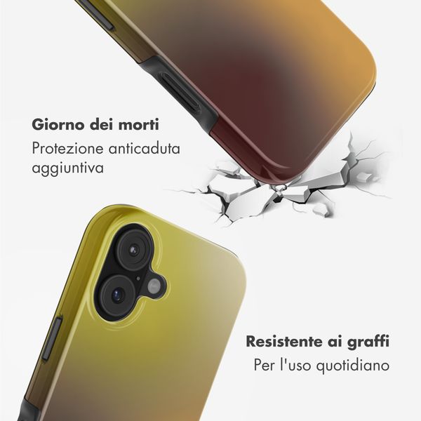 Selencia Cover posteriore Vivid con MagSafe Apple iPhone 17 Pro - Gradient Olive Dust