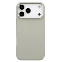 Accezz Cover in Pelle con MagSafe Apple iPhone 18 Pro / 17 Pro - Light Grey