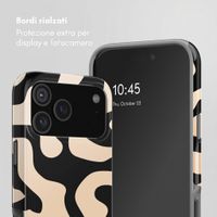 Selencia Cover Posteriore Vivid Apple iPhone 18 Pro - Art Wave Black