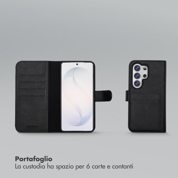 Selencia Libreria rimovibile Olyn con MagSafe Samsung Galaxy S26 Ultra - Nero