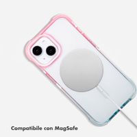 Selencia Cover MagSafe Gradient Apple iPhone 15 - Rosa / Blu