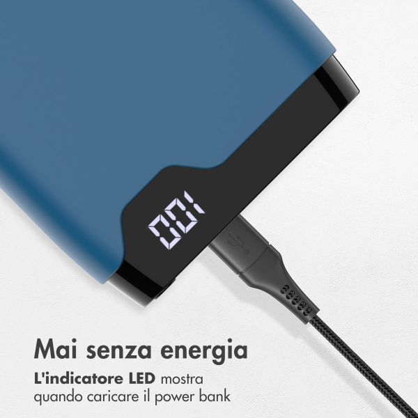 imoshion Powerbank - 20.000 mAh - Quick Charge e Power Delivery - Blu