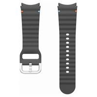 Samsung Cinturino Sport originale Samsung Galaxy Watch 4 / 5 / 6 / 7 / FE (20 mm) - Taglia S/M - Dark Gray