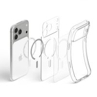 Spigen Cover Posteriore Ultra Ibrida con MagSafe Apple iPhone 18 Pro Max / 17 Pro Max - Clear / White
