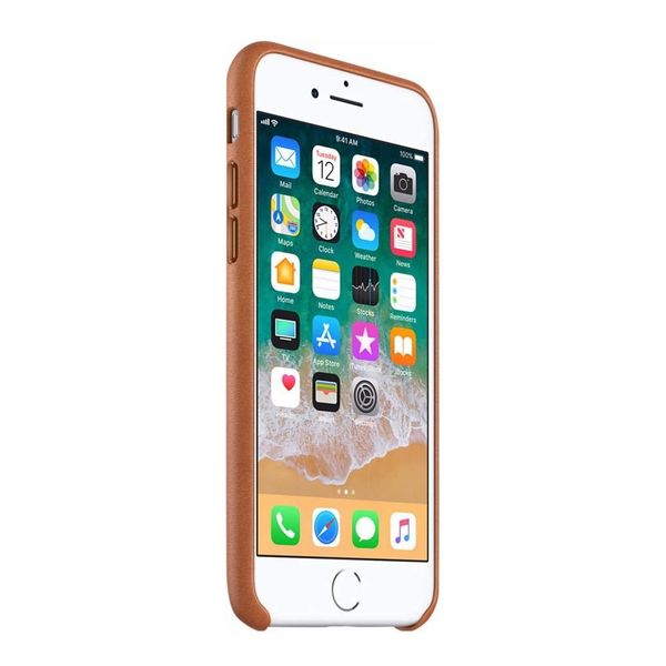 Apple Cover in Pelle iPhone SE (2022 / 2020) / 8 / 7 - Saddle Brown
