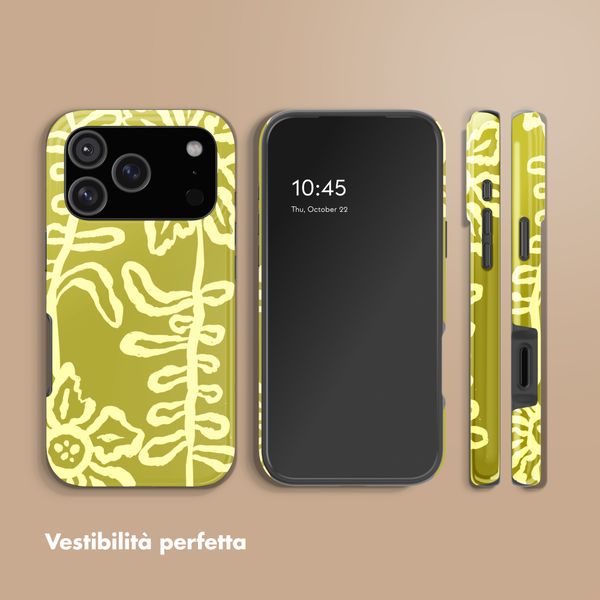 Selencia Cover posteriore Vivid con MagSafe Apple iPhone 17 Pro - Chalky Bloom