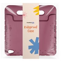 imoshion Cover Posteriore Kidsproof con Maniglia Apple iPad 11 (2025) 11 pollici A16 / iPad 10 (2022) 10.9 pollici - Velvet Plum