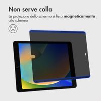 Accezz Pellicola protettiva con privacy magnetica Apple iPad 9 (2021) 10.2 / iPad 8 (2020) 10.2 / iPad 7 (2019) 10.2 / Air 3 (2019) / Pro 10.5 (2017)
