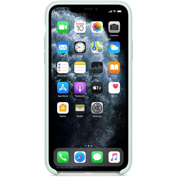 Apple Cover in Silicone Apple iPhone 11 Pro Max - Seafoam
