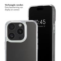Selencia Cover trasparente con ganci + laccetto da polso Lova Apple iPhone 15 Pro - Beige