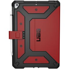 UAG Cover a libro Metropolis Apple iPad 9 (2021) 10.2 pollici / iPad 8 (2020) 10.2 pollici / iPad 7 (2019) 10.2 pollici - Rosso