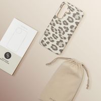 Selencia Cover Sabi Stampa pantera con MagSafe Samsung Galaxy S25 - Soft Ivory
