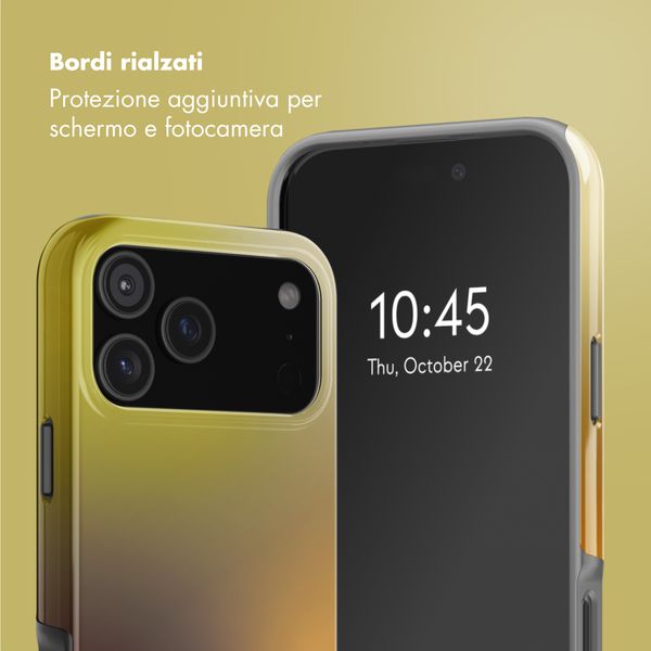 Selencia Cover posteriore Vivid con MagSafe Apple iPhone 17 Pro - Gradient Olive Dust