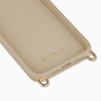 Selencia Cover posteriore Rivièra con MagSafe con ganci rimovibili Apple iPhone 14 Pro - Milky Latte