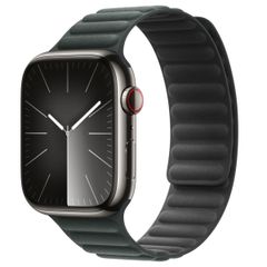 Apple Cinturino Magnetic Link in FineWoven Apple Watch | 44/45/46/49 mm - Taglia S/M - Evergreen
