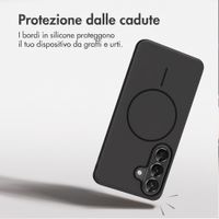 imoshion Cover posteriore Color con Thin MagSafe Ring Samsung Galaxy S26 - Nero